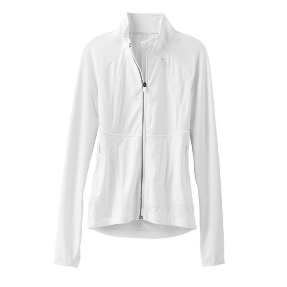 Athleta S Twilight Run Jacket White